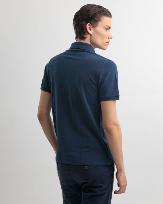 BLUE MEN'S T-SHIRT 1D25SS4052SS2406