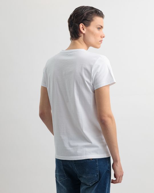 WHITE MEN'S T-SHIRT 1D25SS4064SS0105