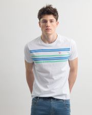 WHITE MEN'S T-SHIRT