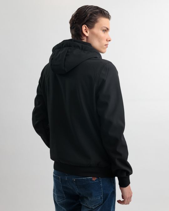 FEKETE FÉRFI ÁTMENETI KABÁT 1D25SS7002KA1201