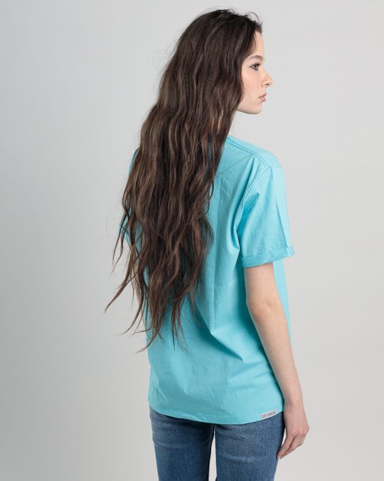 KÉK NŐI RÖVID UJJÚ PÓLÓ 2D25SS4560SS0105