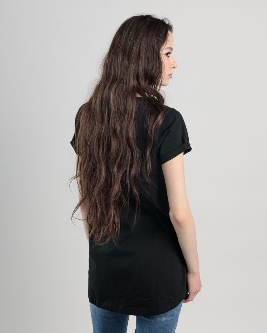 FEKETE NŐI RÖVID UJJÚ PÓLÓ 2D25SS4538SS0105