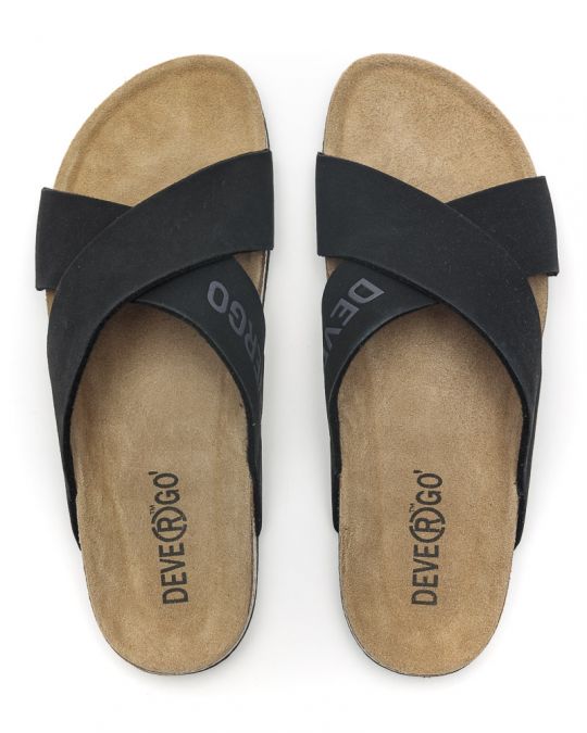 FEKETE FÉRFI PAPUCS - FELIX DE25SS2003PU HV