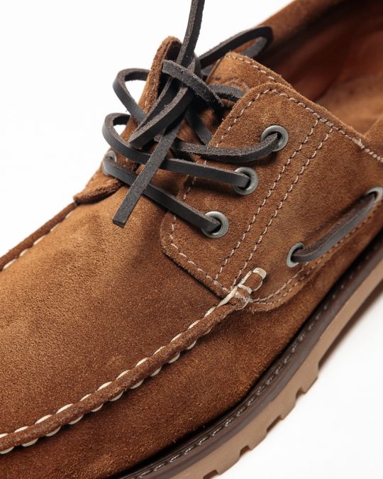 BARNA FÉRFI BOAT SHOE - BRUNO DE25SS6021SU BM