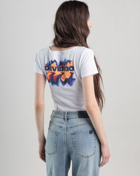 FEHÉR NŐI RÖVID UJJÚ PÓLÓ 2D25SS4552SS0205