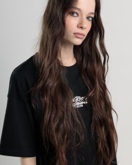 FEKETE NŐI RÖVID UJJÚ PÓLÓ 2D25SS4563SS0205