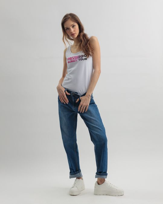 FEHÉR NŐI TOP 2D25SS4502SL0205