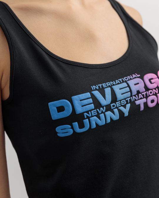 FEKETE NŐI TOP 2D25SS4502SL0205