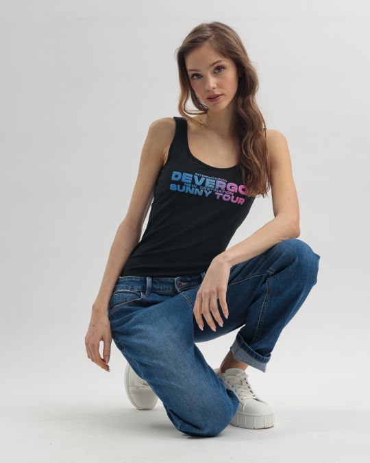 FEKETE NŐI TOP 2D25SS4502SL0205