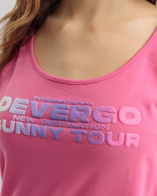 RÓZSASZÍN NŐI TOP 2D25SS4502SL0205