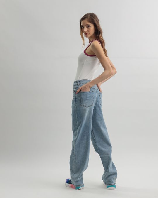 FEHÉR NŐI TOP 2D25SS4509SL3305