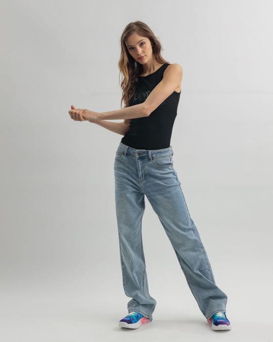 FEKETE NŐI TOP 2D25SS4509SL3305