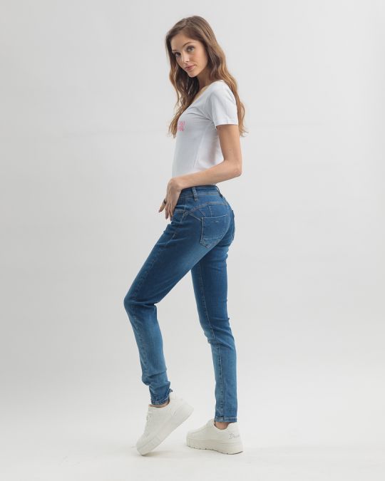 INDIGO WOMEN'S JEANS - GINNY 24704 2J25SS0540LP3664TU