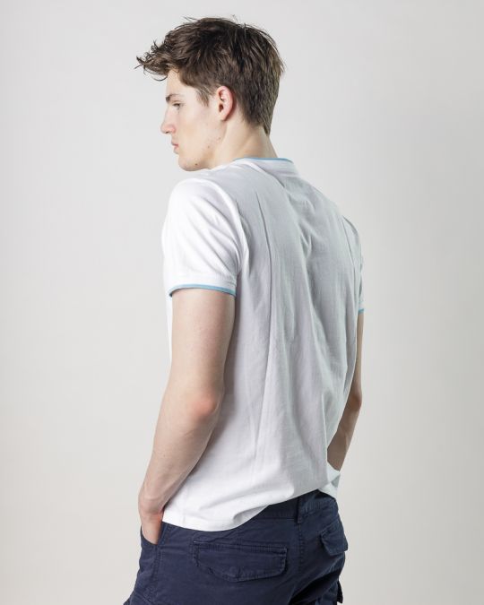 WHITE MEN'S T-SHIRT 1D25SS4006SS0104