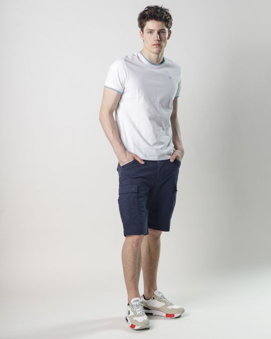 WHITE MEN'S T-SHIRT 1D25SS4006SS0104