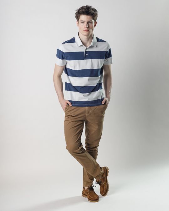 BLUE MEN'S T-SHIRT 1D25SS4007SS0104