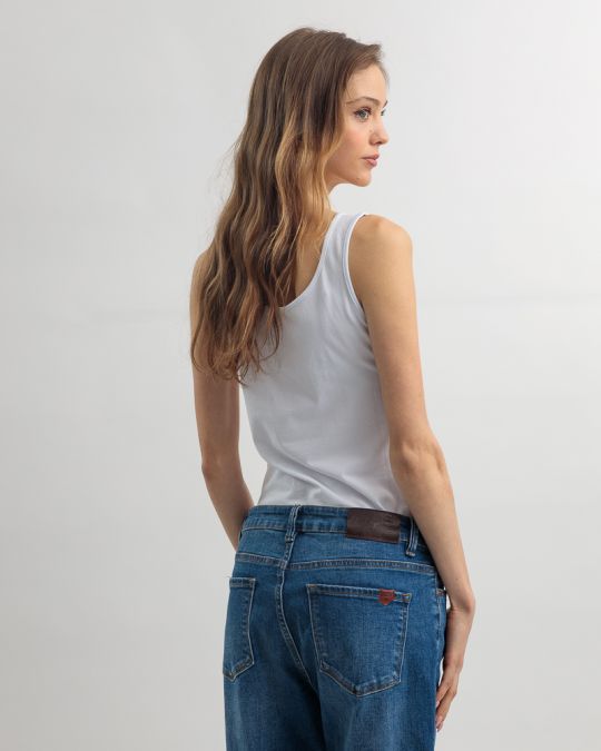 FEHÉR NŐI TOP 2D25SS4502SL0205