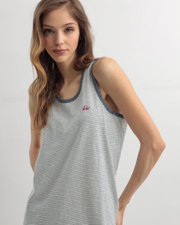 FEHÉR NŐI TOP 2D25SS4517SL0105