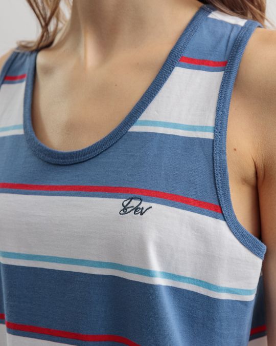 KÉK NŐI TOP 2D25SS4517SL0105