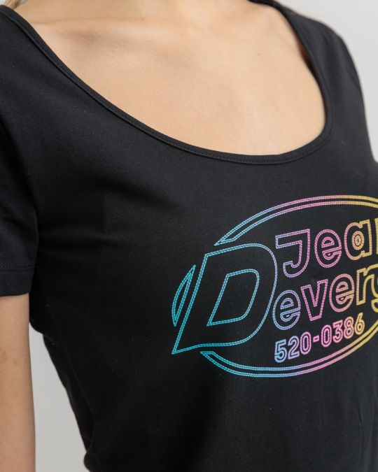 FEKETE NŐI RÖVID UJJÚ PÓLÓ 2D25SS4542SS0205