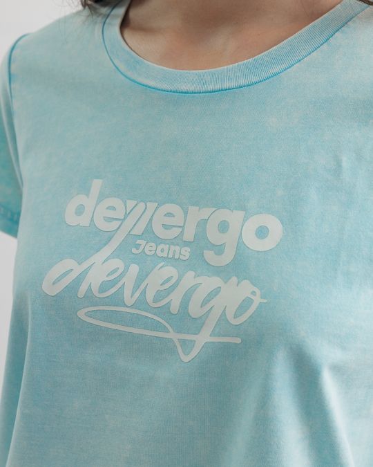 BLUE WOMEN'S T-SHIRT 2D25SS4561SS0224