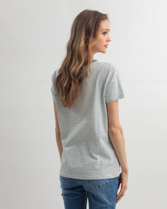 FEHÉR NŐI RÖVID UJJÚ PÓLÓ 2D25SS4567SS0105