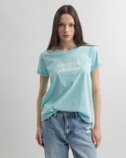 BLUE WOMEN'S T-SHIRT