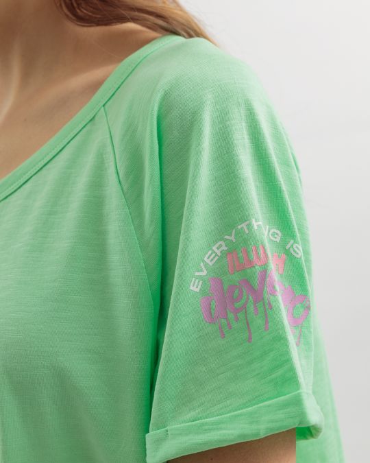 KÉK NŐI RÖVID UJJÚ PÓLÓ 2D25SS4564SS3805