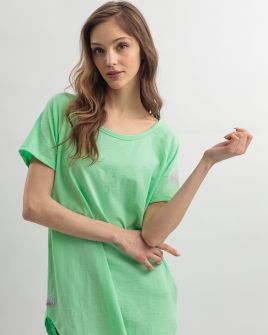 KÉK NŐI RÖVID UJJÚ PÓLÓ 2D25SS4564SS3805