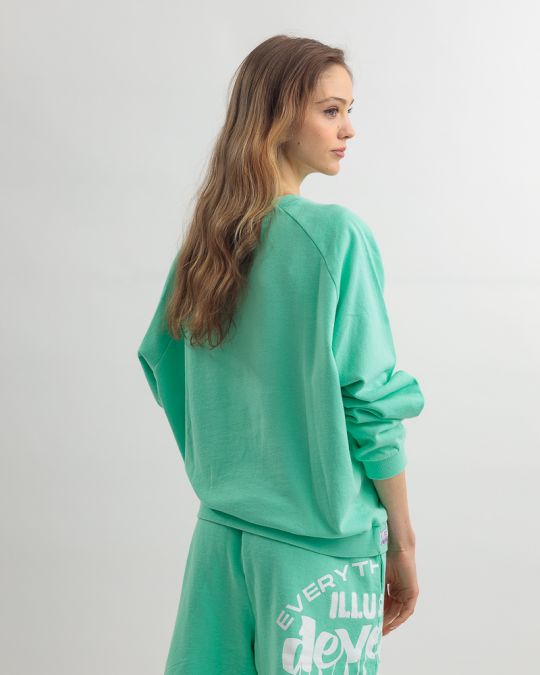 KÉK NŐI PULÓVER 2D25SS4590LS0724