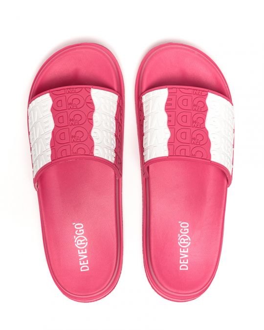 PINK WOMEN'S SLIDES - WAVY DE25SS2510TP RE