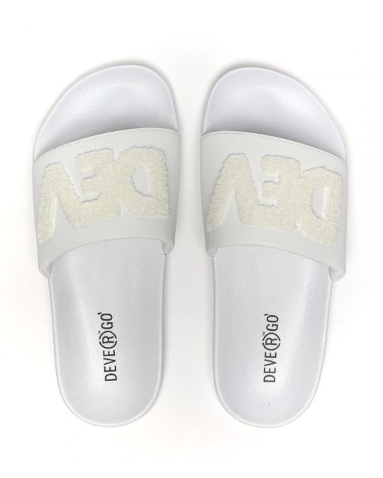 WHITE WOMEN'S SLIDES - CARAVELLA FROTTY DE25SS2508PU RE