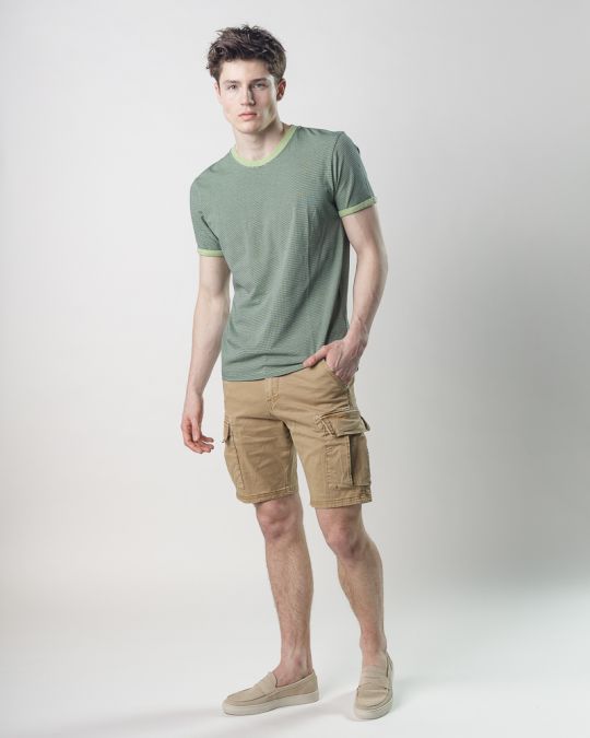 GREEN MEN'S T-SHIRT 1D25SS4024SS0106