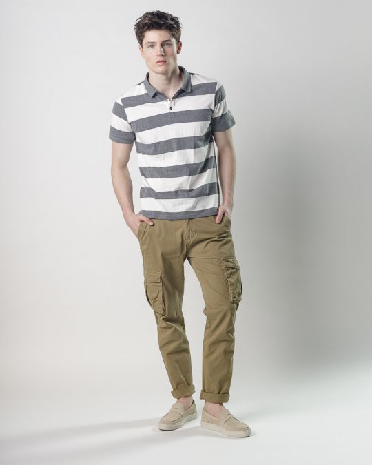 GREY MEN'S T-SHIRT 1D25SS4025SS0105