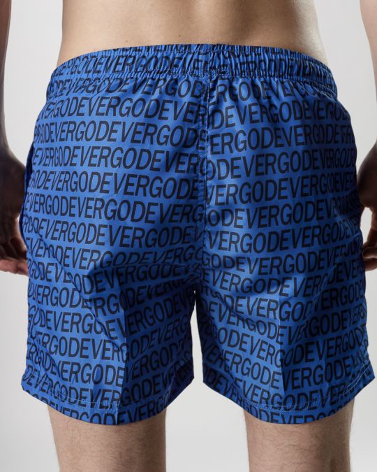 BLUE MEN'S BEACH SHORTS 1D25SS1057SP6000