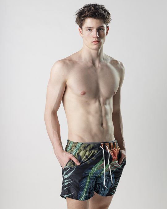 FEKETE FÉRFI FÜRDŐNADRÁG 1D25SS1057SP6000