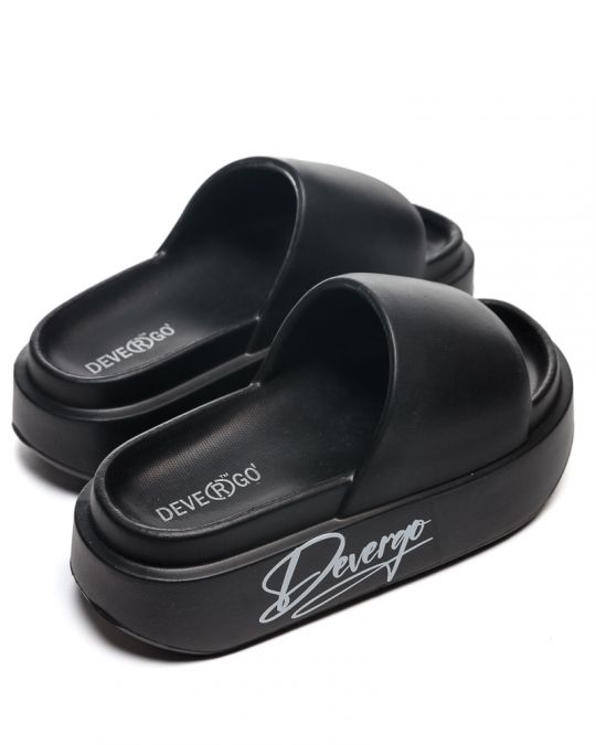 BLACK WOMEN'S SLIDES - KINGA DE25SS2551EV HV