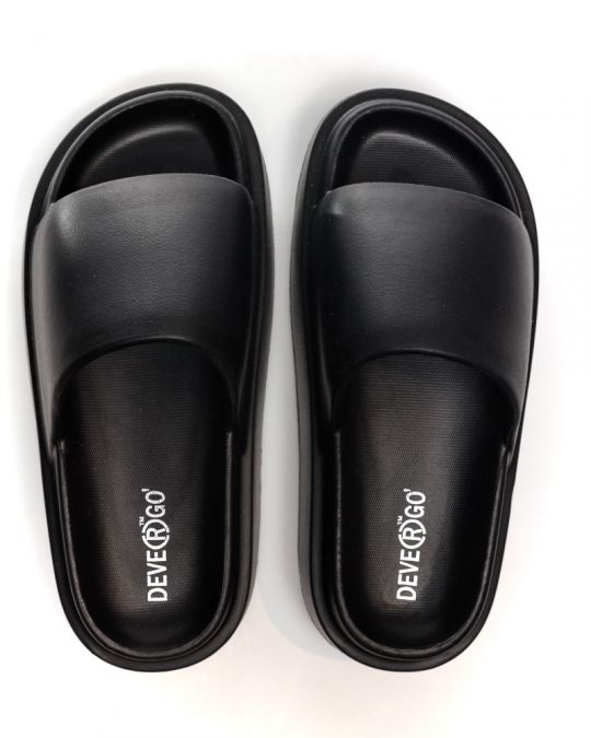 BLACK WOMEN'S SLIDES - KINGA DE25SS2551EV HV