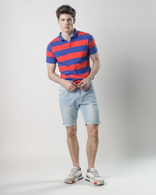 KÉK FÉRFI JOGJEANS RÖVIDNADRÁG 1D25SS1133MP7170