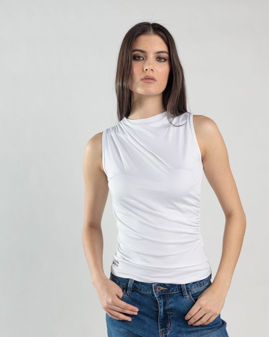 FEHÉR NŐI TOP 2D25SS4511SL0205