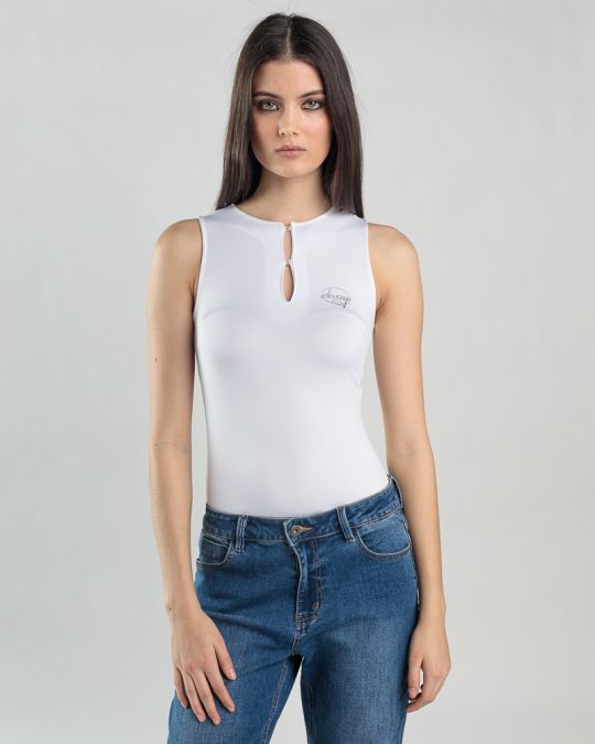 FEHÉR NŐI TOP 2D25SS4513SL0205