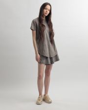 SZÜRKE NŐI RÖVIDNADRÁG