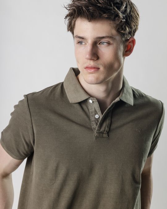 BROWN MEN'S T-SHIRT 1D25SS4009SS2406