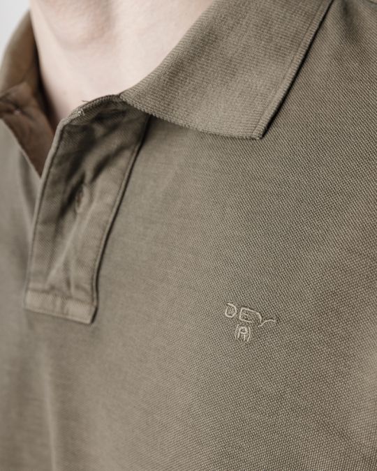 BROWN MEN'S T-SHIRT 1D25SS4009SS2406