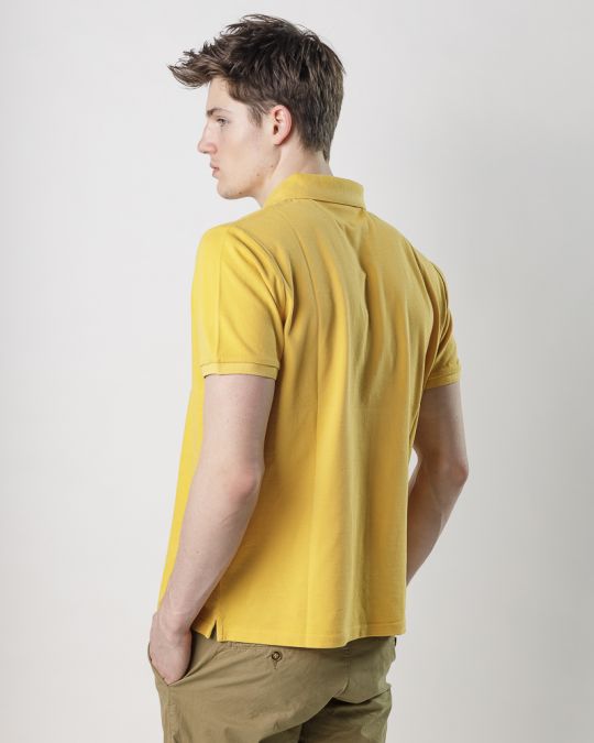 YELLOW MEN'S T-SHIRT 1D25SS4009SS2406