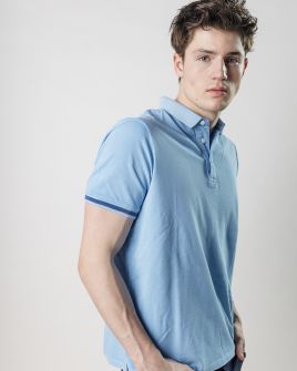 BLUE MEN'S T-SHIRT 1D25SS4011SS2405