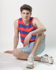 KÉK FÉRFI PAMUT TRIKÓ