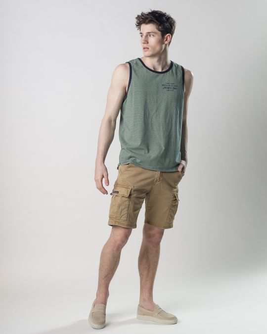 ZÖLD FÉRFI PAMUT TRIKÓ 1D25SS4014SL0106