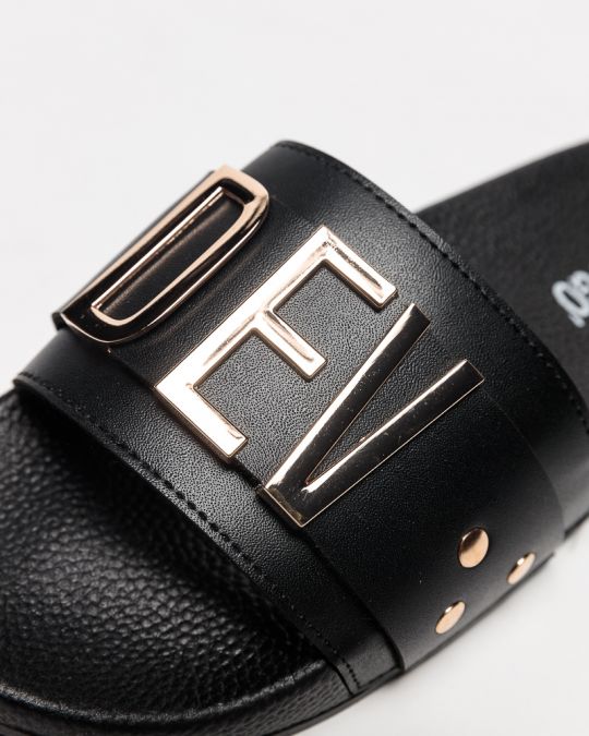 FEKETE NŐI PAPUCS - CARAVELLA LETTERS DE25SS2526LT SY