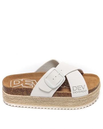 FEHÉR NŐI UTCAI PAPUCS - RUBY DE25SS2546PU PT